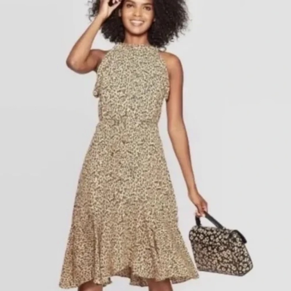 Who What Where Cheetah Sleeveless Dress